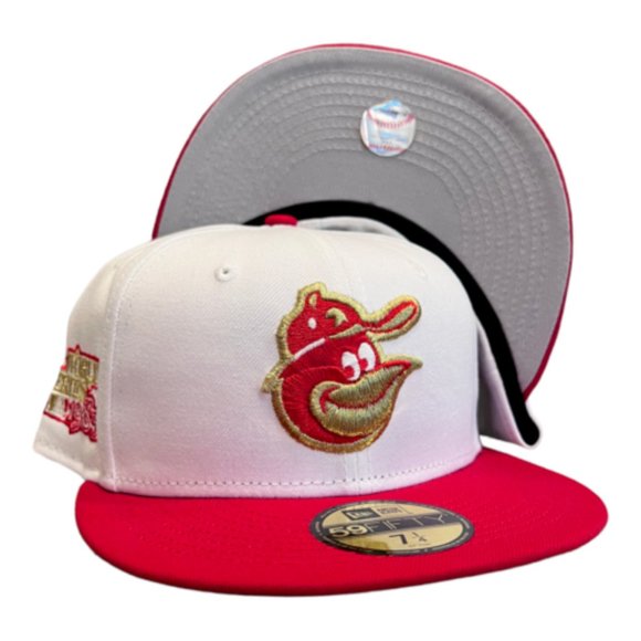 New Era Other - New Era Baltimore Orioles Chrome Pack 59FIFTY Fitted Hat Cap 1983 WS Patch